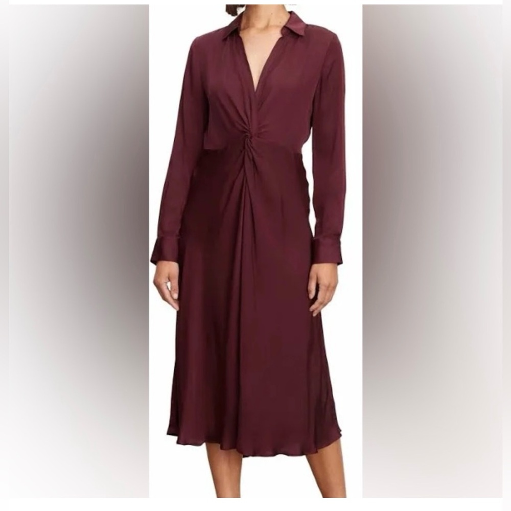 Velvet by Graham & Spencer “Bettie” Satin Midi Dress